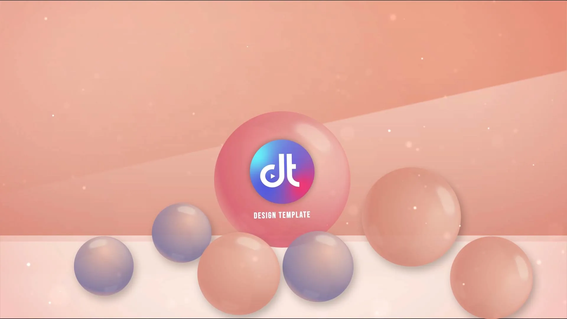 Minimalist 3D Ball Logo Reveal